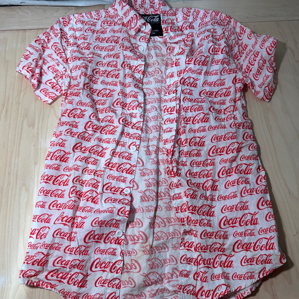Coca Cola Button Down Shirt - Picture 8 of 8